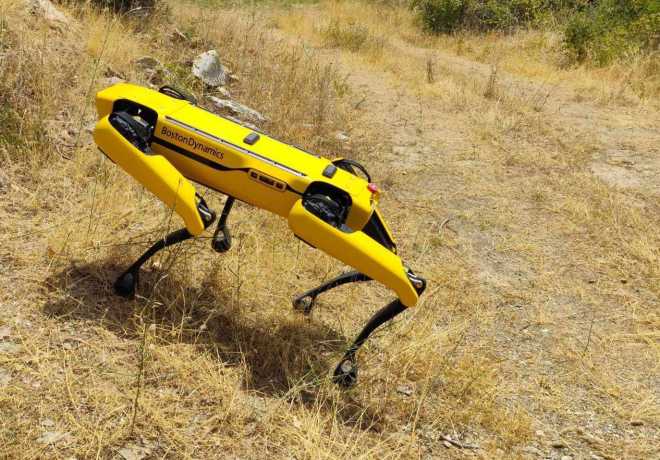 Ρομποτικός σκύλος και drone δοκιμάστηκαν για την προστασία των δασών στο δήμο Καβάλας