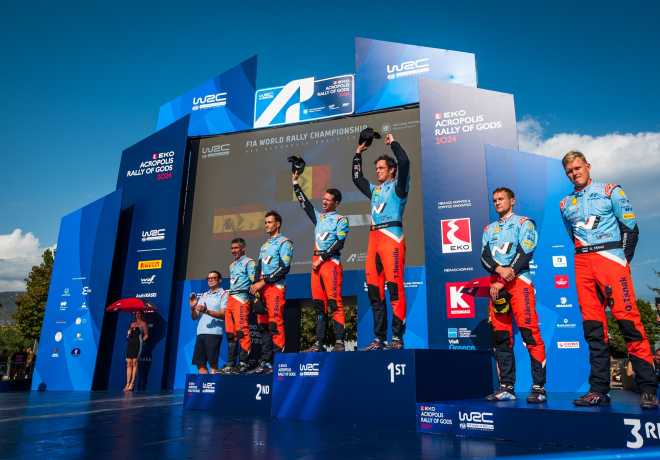 «1-2-3» για τη Hyundai με ηγέτη τον Thierry Neuville