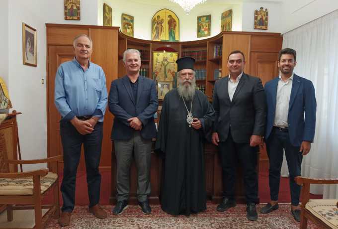 Συνάντηση του Περιφερειάρχη με τον Σεβασμιώτατο Μητροπολίτη κ.κ. Ευστάθιο στη Σπάρτη