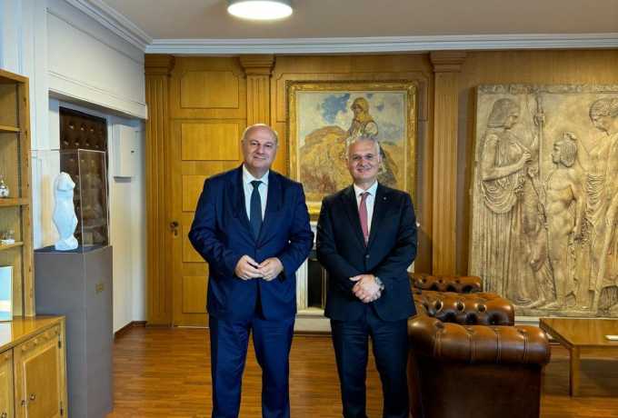 Αρδευτικά έργα, αποζημιώσεις κτηνοτρόφων και καλλιέργειες στο επίκεντρο της συνάντησης του Περιφερειάρχη Δημήτρη Πτωχού με τον Υπουργό Αγροτικής Ανάπτυξης