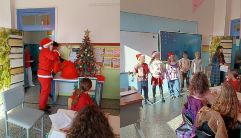 Χριστουγεννιάτικες στιγμές χαράς στο 1ο Δημοτικό Σχολείο Λουτρακίου «Ελευθέριος Κ. Βενιζέλος»