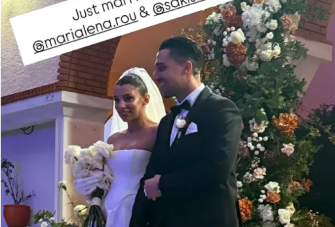 Σάκης Κατσούλης – Μαριαλένα Ρουμελιώτη: Οι πρώτες φωτογραφίες από τον ρομαντικό γάμο τους