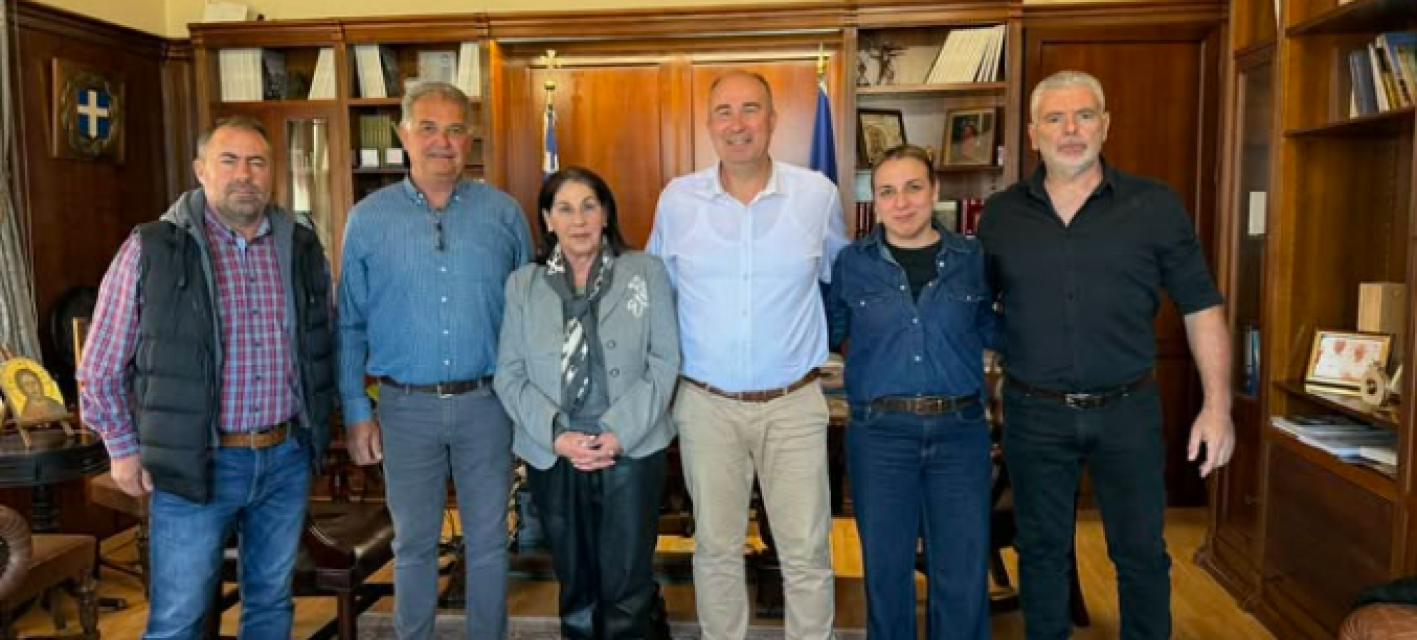 Επίσκεψη της Κοινότητας Άσσου στην Περιφέρεια Κορινθίας για Θέματα Άρδευσης