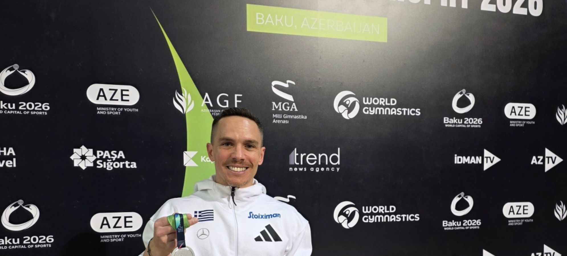 Σπουδαίος Λευτέρης Πετρούνιας στο Μπακού – Ασημένιο μετάλλιο στο Παγκόσμιο Κύπελλο Ενόργανης