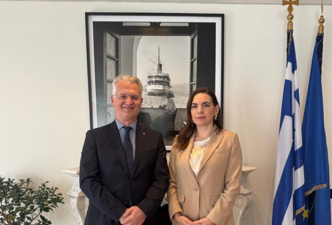 Συνάντηση του Περιφερειάρχη Δημήτρη Πτωχού με την Υπουργό Τουρισμού Όλγα Κεφαλογιάννη