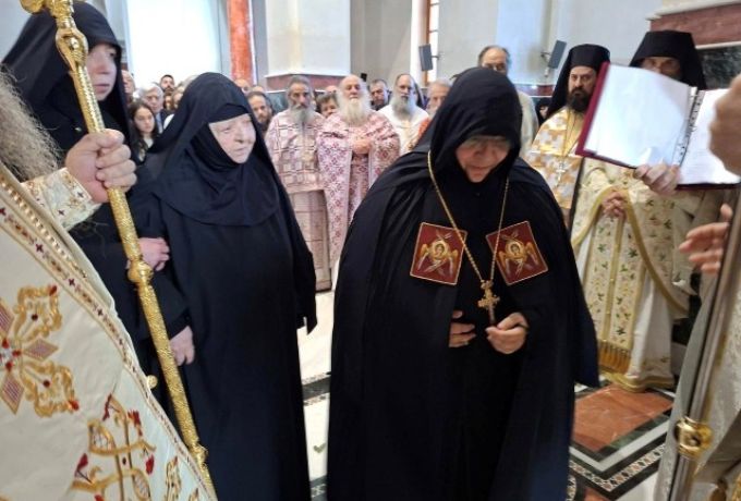 Ενθρόνιση Νέας Ηγουμένης στο Ιερό Ησυχαστήριο «ο Τίμιος Σταυρός» στον Μαψό Κορινθίας