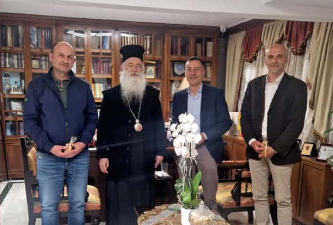 Δήμος Σικυωνίων: Συνάντηση Δημάρχου Σπύρου Σταματόπουλου με τον Μητροπολίτη Κορίνθου κ.κ. Παύλο