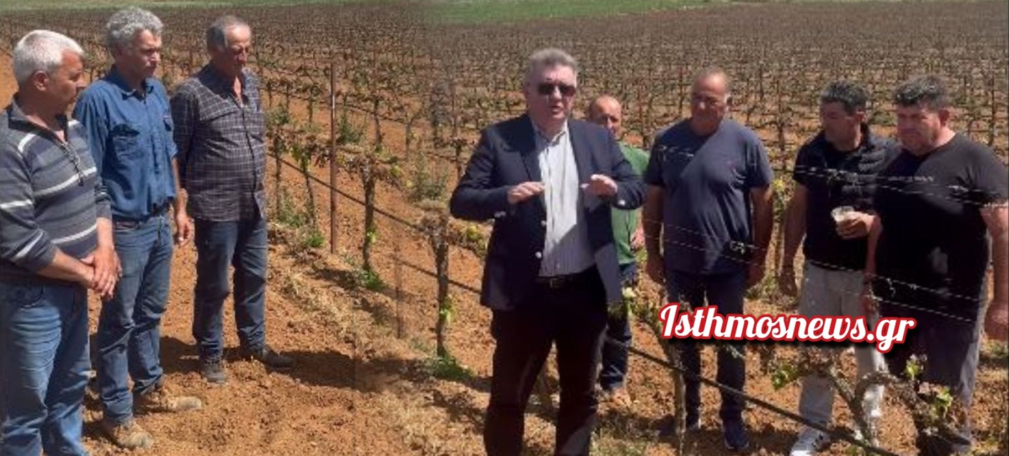 Δήμαρχος Κορινθίων Νίκος Σταυρέλης: «Στο 100% οι ζημιές στους αμπελώνες – Άμεση παρέμβαση προς τον ΕΛΓΑ»