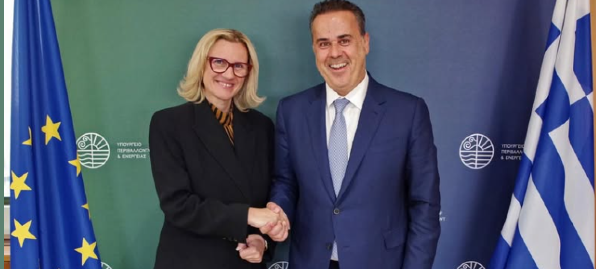 Ο Σταύρος Παπασταύρου καλωσόρισε τη Μαριλένα Σούκουλη – Βιλιάλη στο ΥΠΕΝ