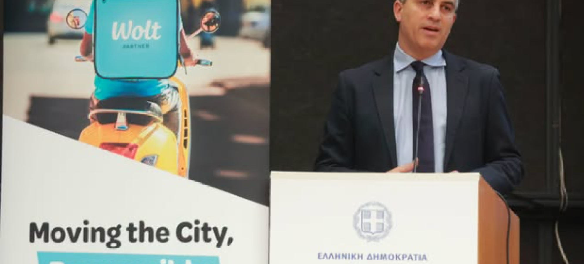 Χρίστος Δήμας: Η οδική ασφάλεια αποτελεί κεντρικό στόχο του Υπουργείου – Νέα πρωτοβουλία με τη Wolt και το Ι.Ο.ΑΣ.