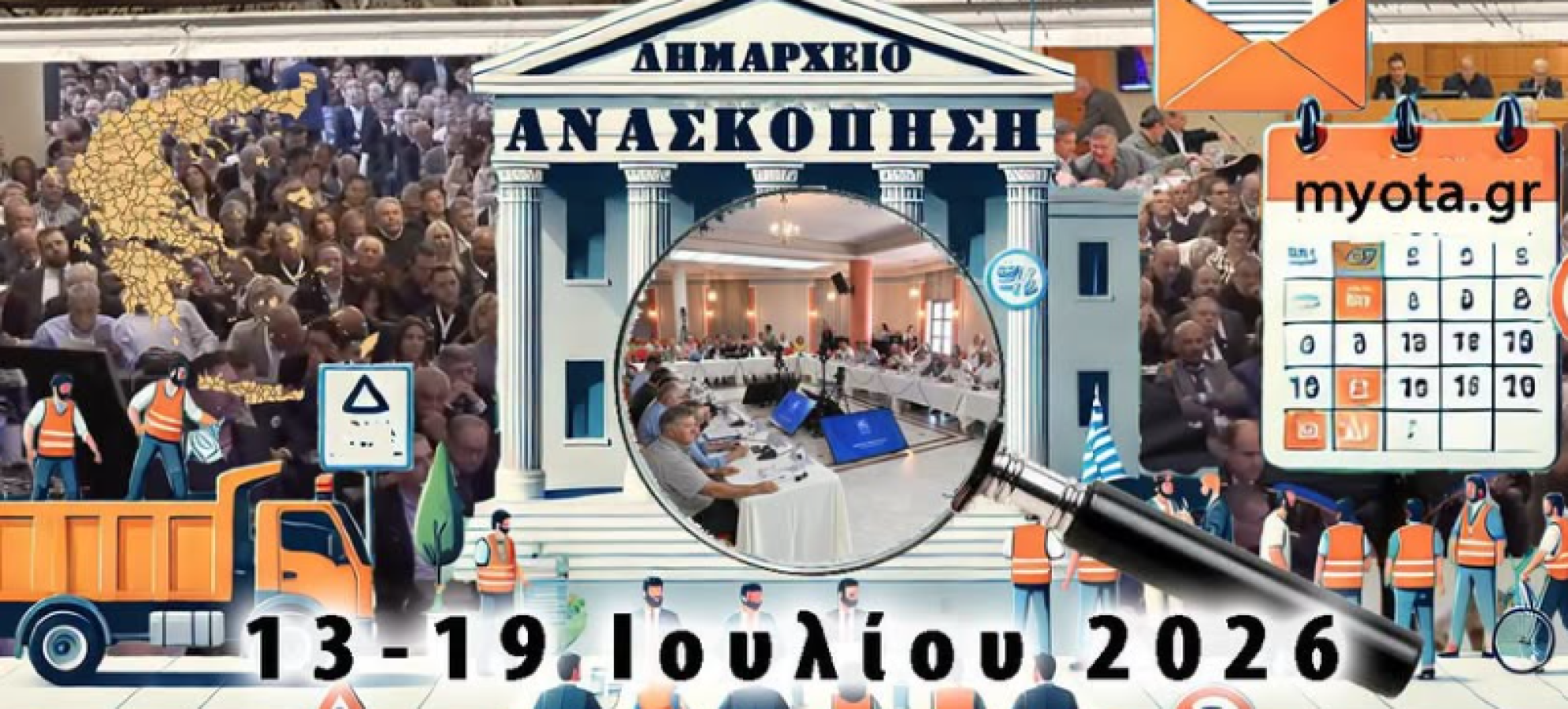 Οι 13 σημαντικότερες ειδήσεις για την αυτοδιοικητική εβδομάδα 13-19 Ιουλίου 2026