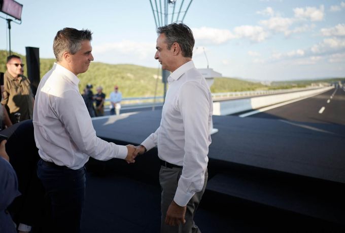 Μητσοτάκης &amp; Δήμας: Εγκαινιάστηκε ο Ε65 – Ολοκληρώθηκε ο Αυτοκινητόδρομος Κεντρικής Ελλάδας
