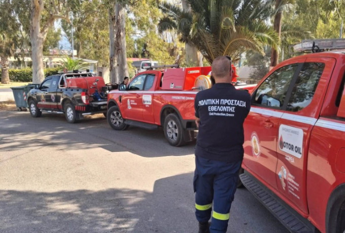 Επιχειρησιακή επιφυλακή στον Ισθμό της Κορίνθου λόγω υψηλού κινδύνου πυρκαγιάς