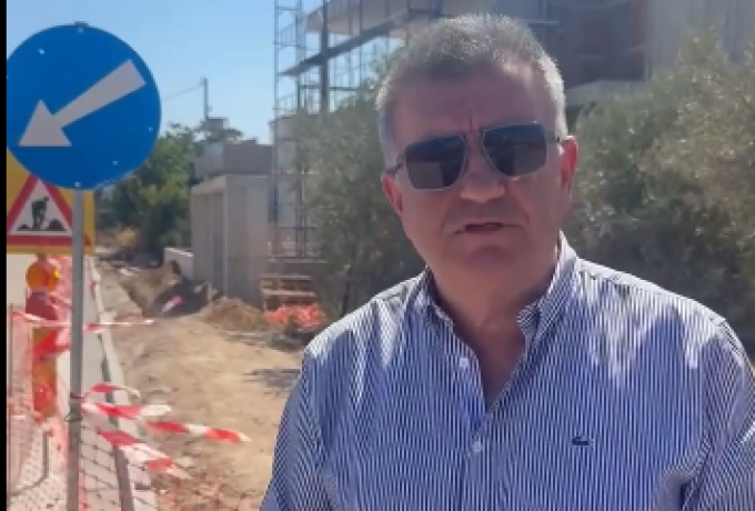 Νίκος Σταυρέλης : Μπαθαρίστρα -  Έργο 1,12 εκατ. ευρώ για δρόμους και πεζοδρόμια