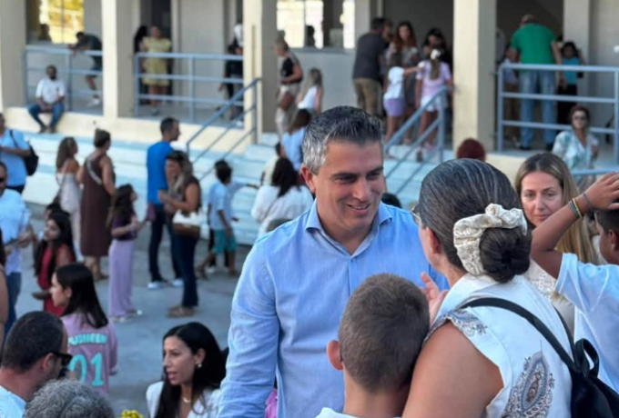 Χρίστος Δήμας: Αγιασμός σε σχολεία της Κορίνθου &amp; το πρόγραμμα «Μαριέττα Γιαννάκου»