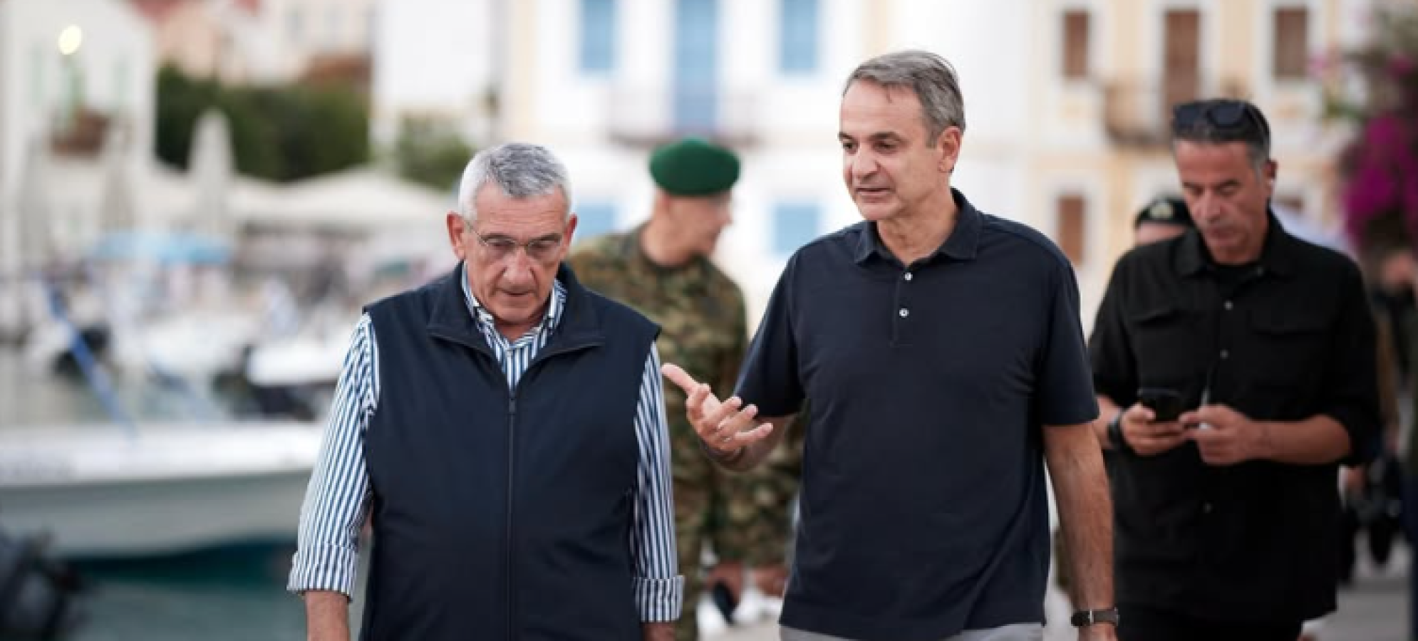 Καστελλόριζο: Χατζημάρκος και Μητσοτάκης στο ακριτικό νησί