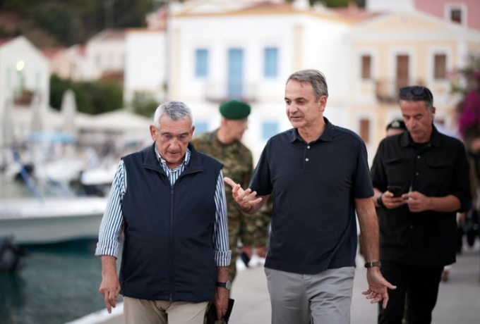 Καστελλόριζο: Χατζημάρκος και Μητσοτάκης στο ακριτικό νησί