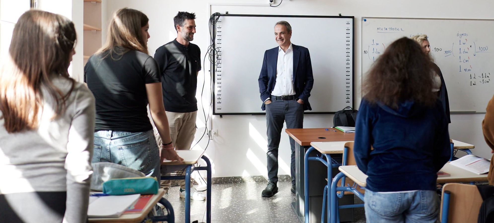 Μητσοτάκης από τον Ασπρόπυργο: Νέο βιοκλιματικό Γυμνάσιο και έργα υποδομής στο επίκεντρο