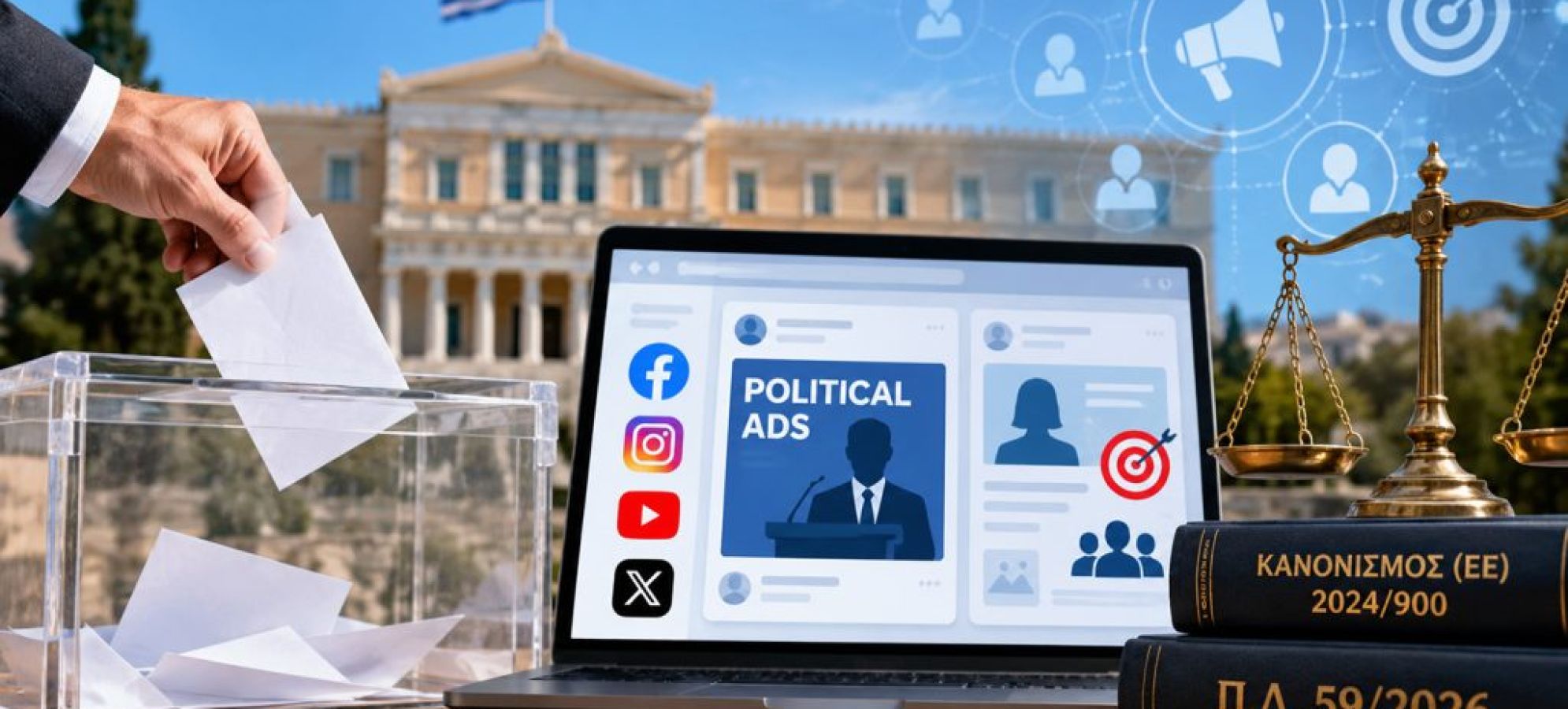 Νέοι κανόνες για την πολιτική διαφήμιση – Τι προβλέπει το Π.Δ. 59/2026 και τι ισχύει στις δημοτικές εκλογές