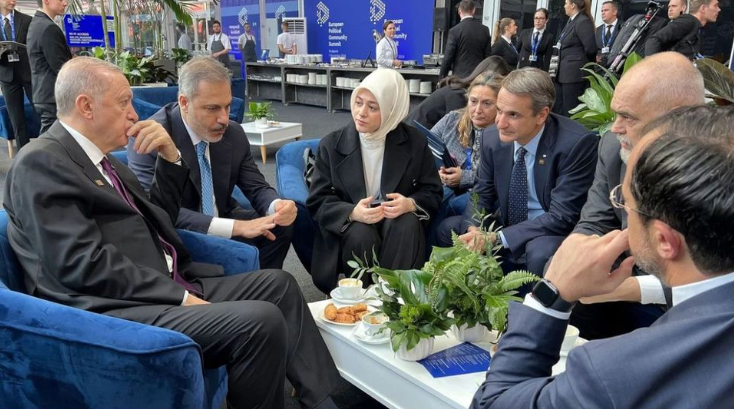 Άτυπη συνάντηση Μητσοτάκη, Ερντογάν, Χριστουδουλίδη και Ράμα