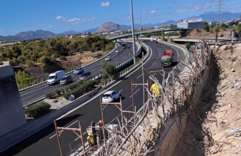 ΟΛΥΜΠΙΑ ΟΔΟΣ | Εργασίες ανακατασκευής της Γέφυρας της Παλαιάς Εθνικής Οδού Αθηνών-Κορίνθου 