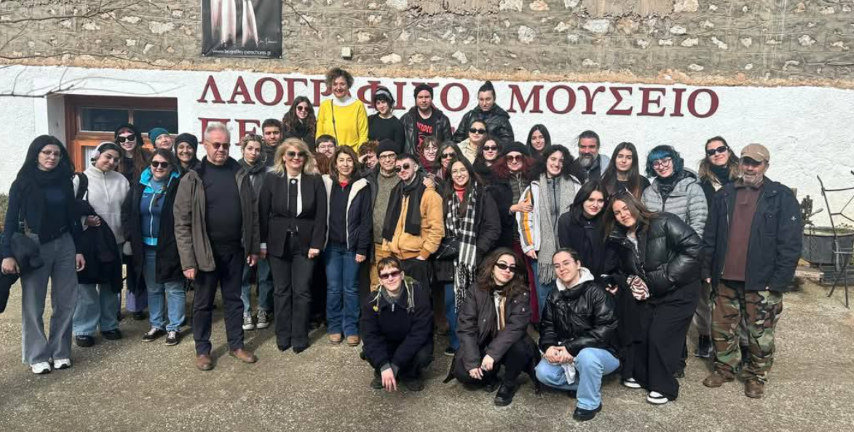 Το Λαογραφικό Μουσείο Περαχώρας, υποδέχτηκε 30 φοιτητές και 6 διδάσκοντες του Τμήματος Συντήρησης Αρχαιοτήτων και Έργων Τέχνης του Πανεπιστημίου Δυτικής Αττικής
