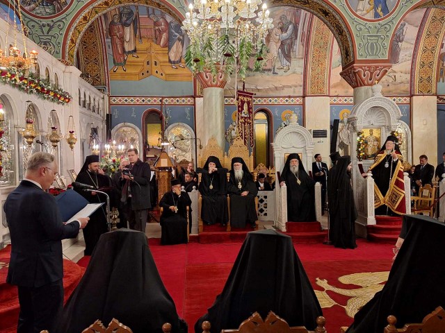 Oikoumenikos Patriarchis Vartholomaios sti Sparti 26112024 11