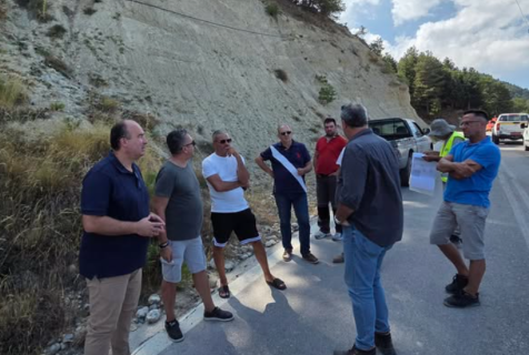 Αυτοψία στο μεγαλύτερο οδικό έργο της Κορινθίας από τον Αντιπεριφερειάρχη Αναστάσιο Γκιολή