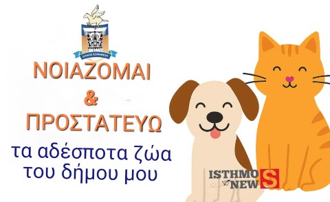 Δήμος Κορινθίων : Καύσωνας & Ζώα -  Μια απλή πράξη, μεγάλη διαφορά! 