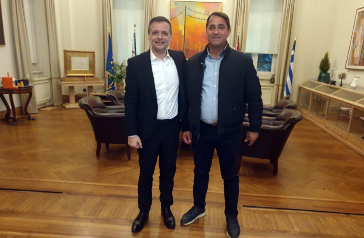 Τον Δήμαρχο Αθηναίων Χάρη Δούκα συνάντησε ο Αντιδήμαρχος Βέλου – Βόχας Βαγγέλης Λυμπερόπουλος