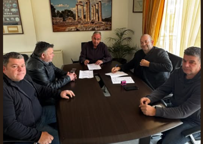 Υπογράφηκε σύμβαση για το έργο «Βελτίωση Βατότητας Αγροτικών Οδών Δ.Κ. Αρχαίας Νεμέας»