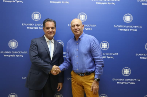 Ο Υπουργός Υγείας Άδωνις Γεωργιάδης , συναντήθηκε με τον Δήμαρχο Λουτρακίου – Περαχώρας – Αγίων Θεοδώρων, Γεώργιο Γκιώνη