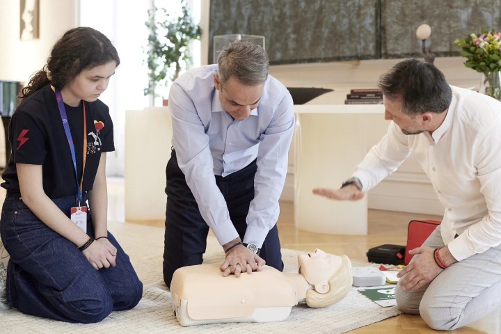 Συνάντηση του KIDS SAVE LIVES - Τα Παιδιά Σώζουν Ζωές με τον Πρωθυπουργό 