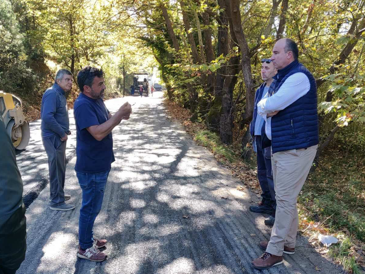 Έργα ασφαλτόστρωσης προς τη Λίμνη Δόξα-Παρεμβάσεις που αλλάζουν την καθημερινότητα στα Ορεινά της Σικυωνίας
