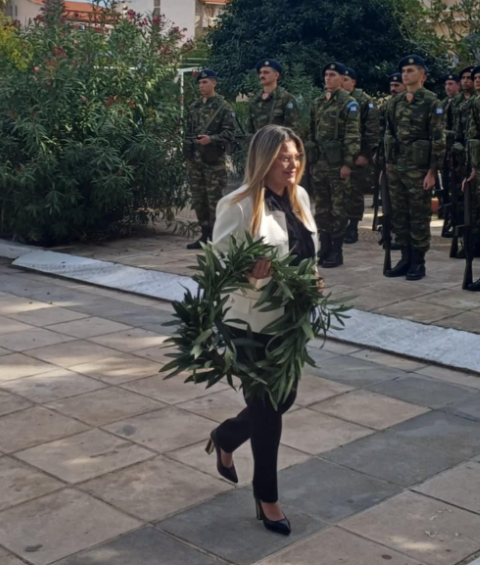 Γ. Στριμενοπούλου | «δεν μπορεί να υπάρχει ελευθερία, χωρίς ασφάλεια και δεν μπορεί υπάρχει ασφάλεια, χωρίς ισχυρές Ένοπλες Δυνάμεις». 