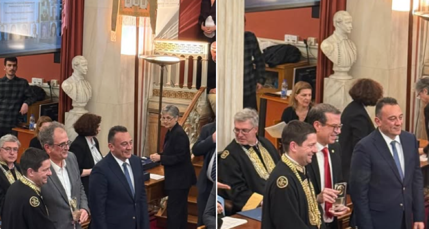 O Υφυπουργός Κώστας Βλάσης στην  Τελετή Απονομής των Ετήσιων Βραβείων Καθηγητών και Καθηγητριών του Πανεπιστημίου Αθηνών